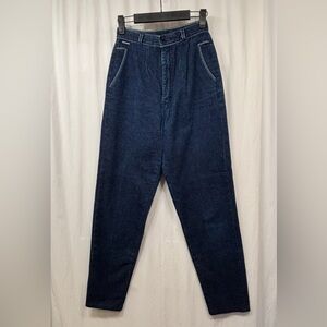 Vintage Rockies Denim Jeans Blue High Rise Tapered Western Cowgirl Size 27/5